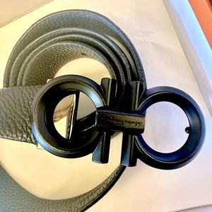 Excellent suit/casual style ferragamo slim belt